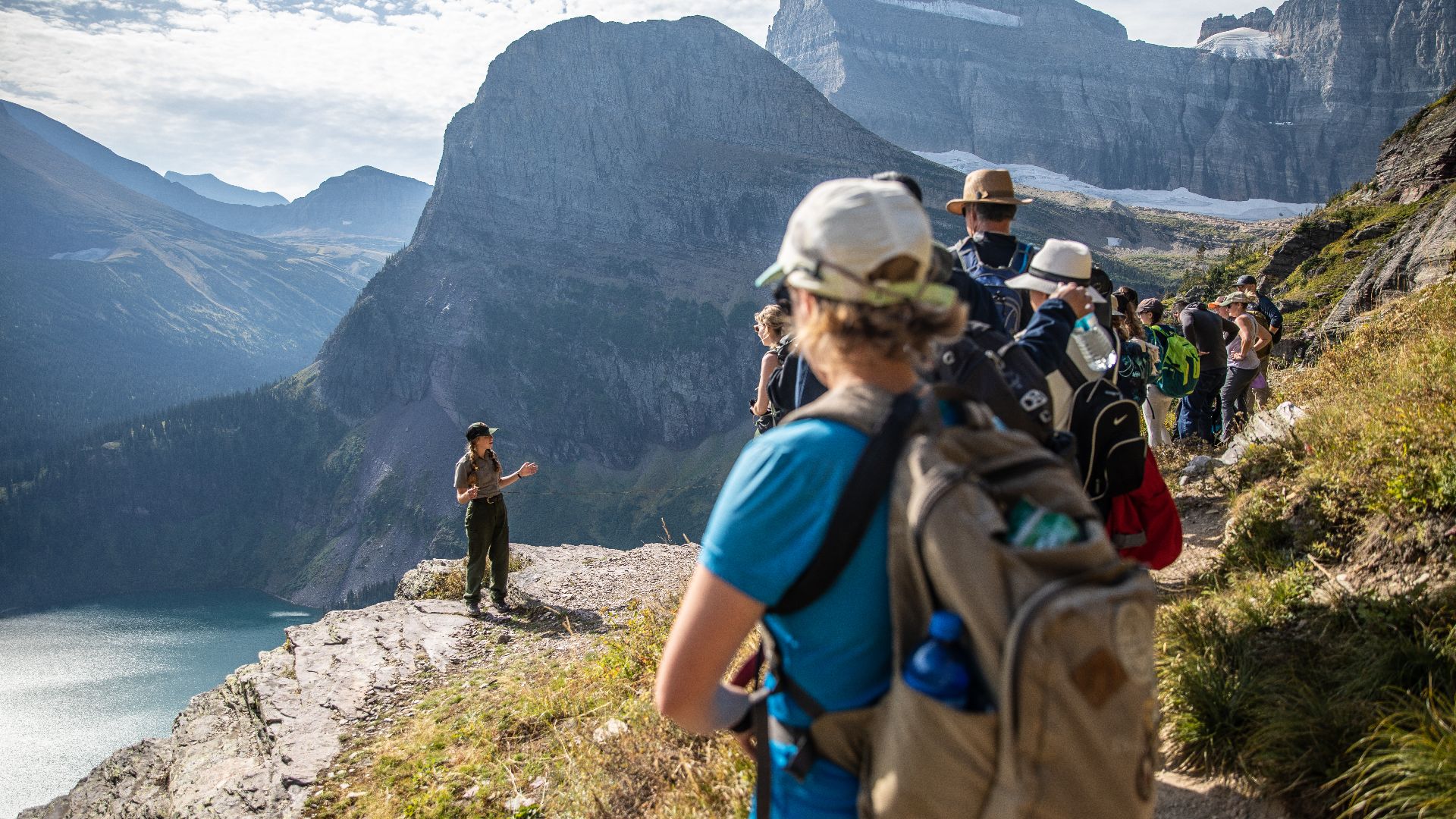 Ranger Talking to Visitors