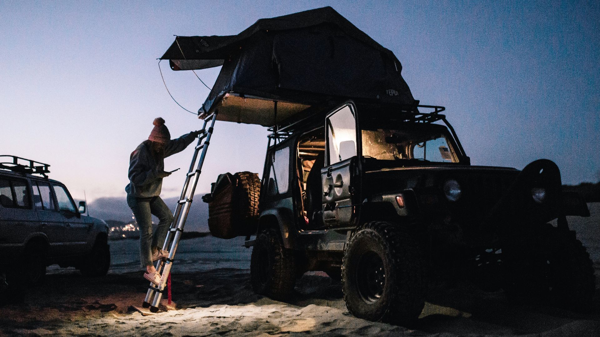 black off-road vehicle