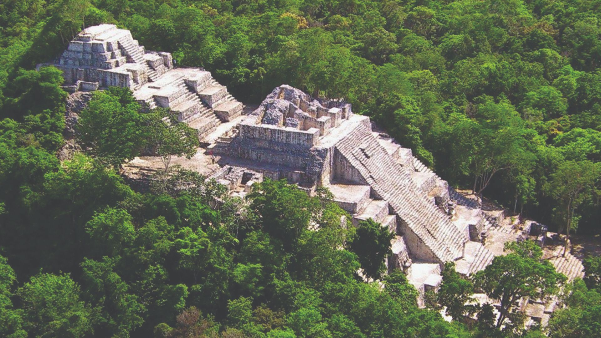 Main pyramid of Calakmul, Campeche, Mexico (structure 2)
