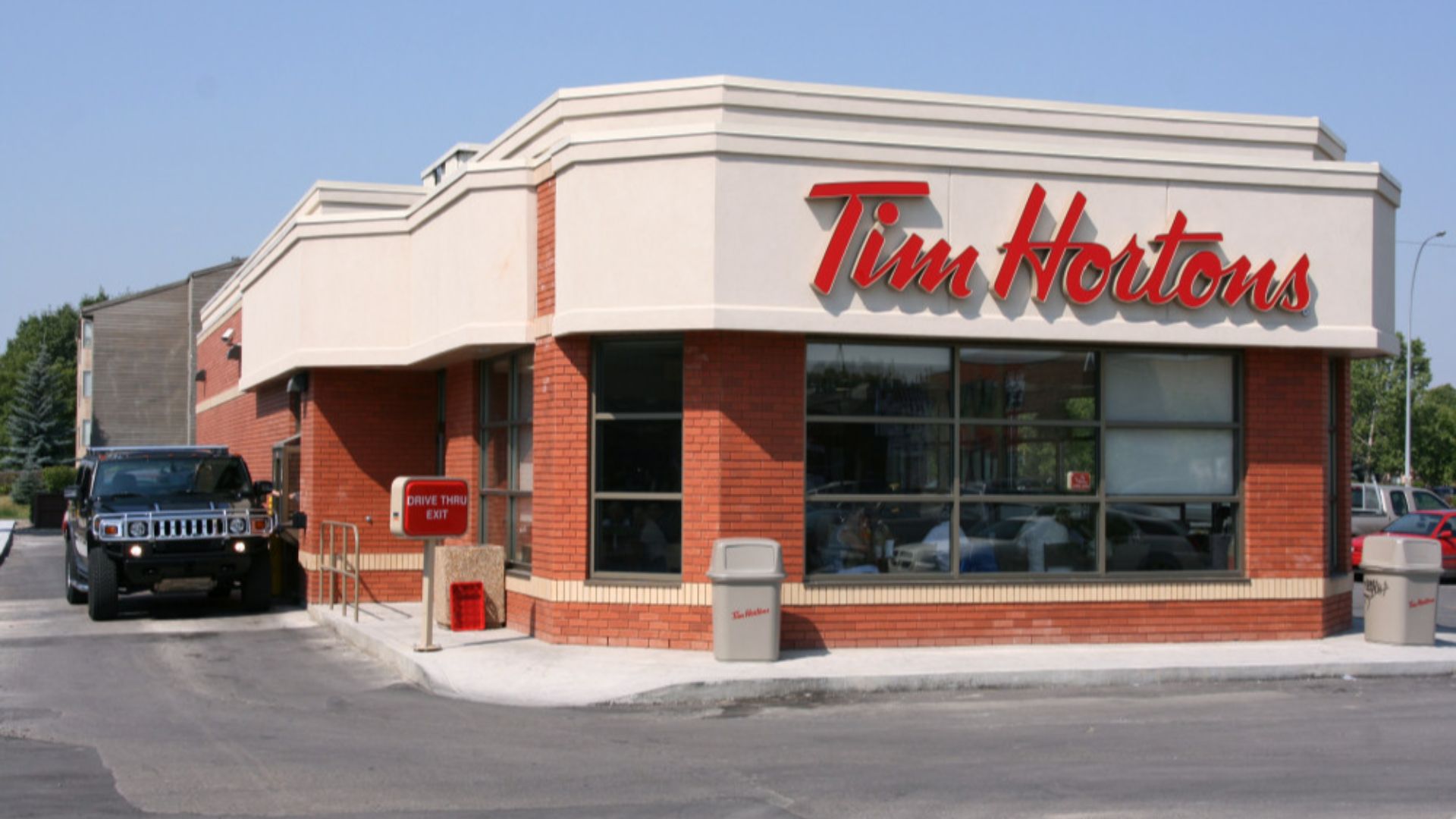 Tim Hortons restaurant. Calgary, Alberta, Canada.