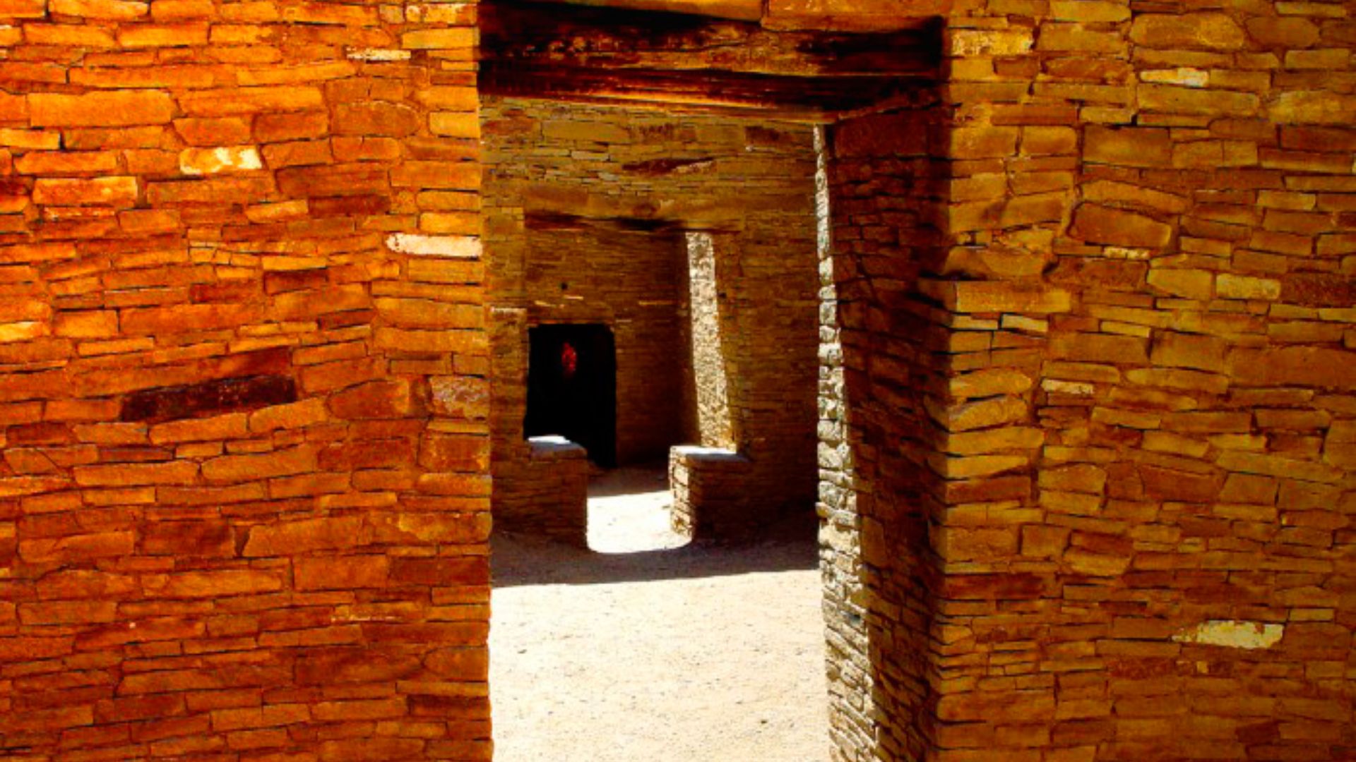 Pueblo Bonito, Interior, Chaco Culture National Historic Park, NM