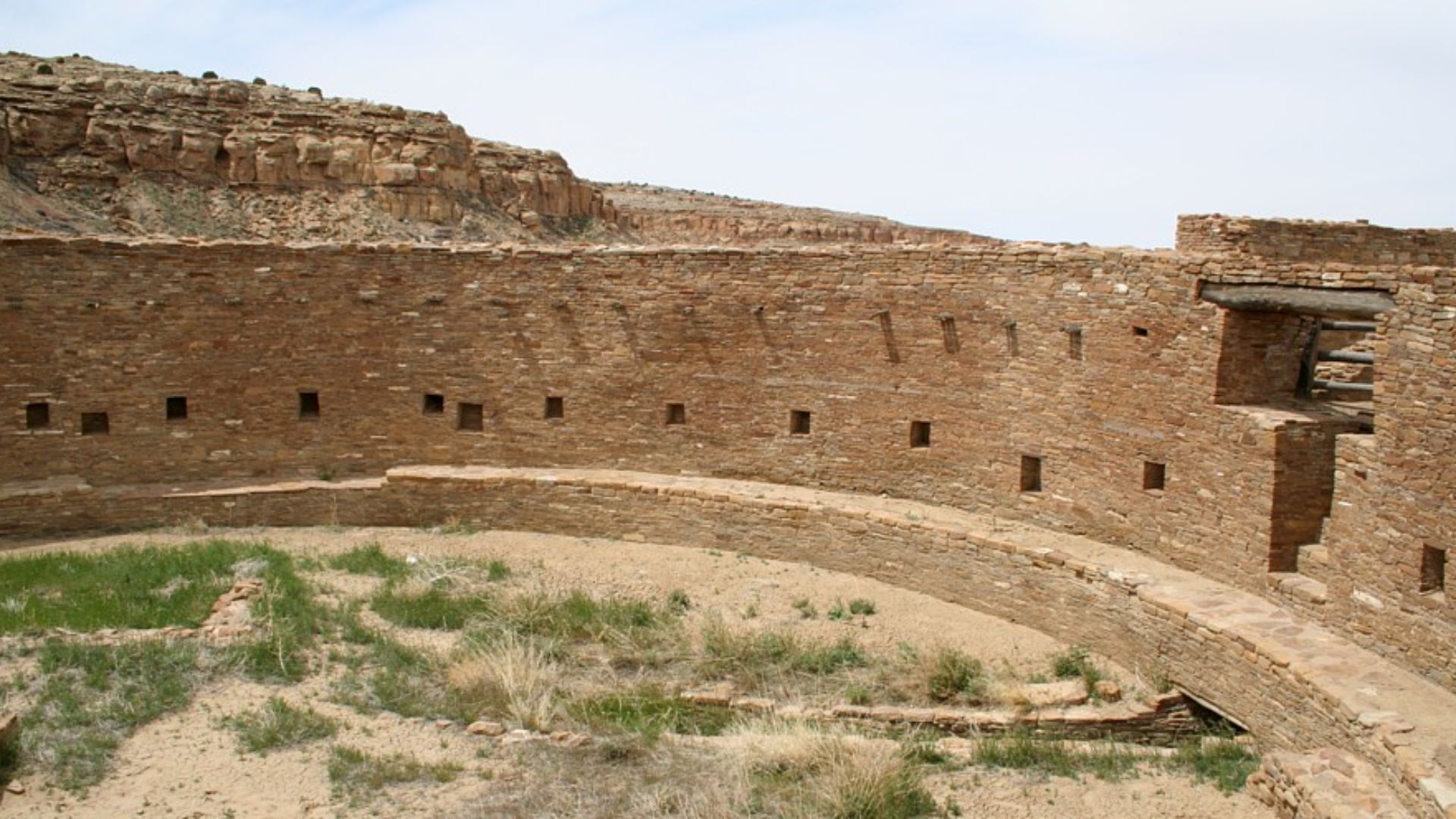 Casa Rinconada is the largest great kiva in Chaco Canyon.