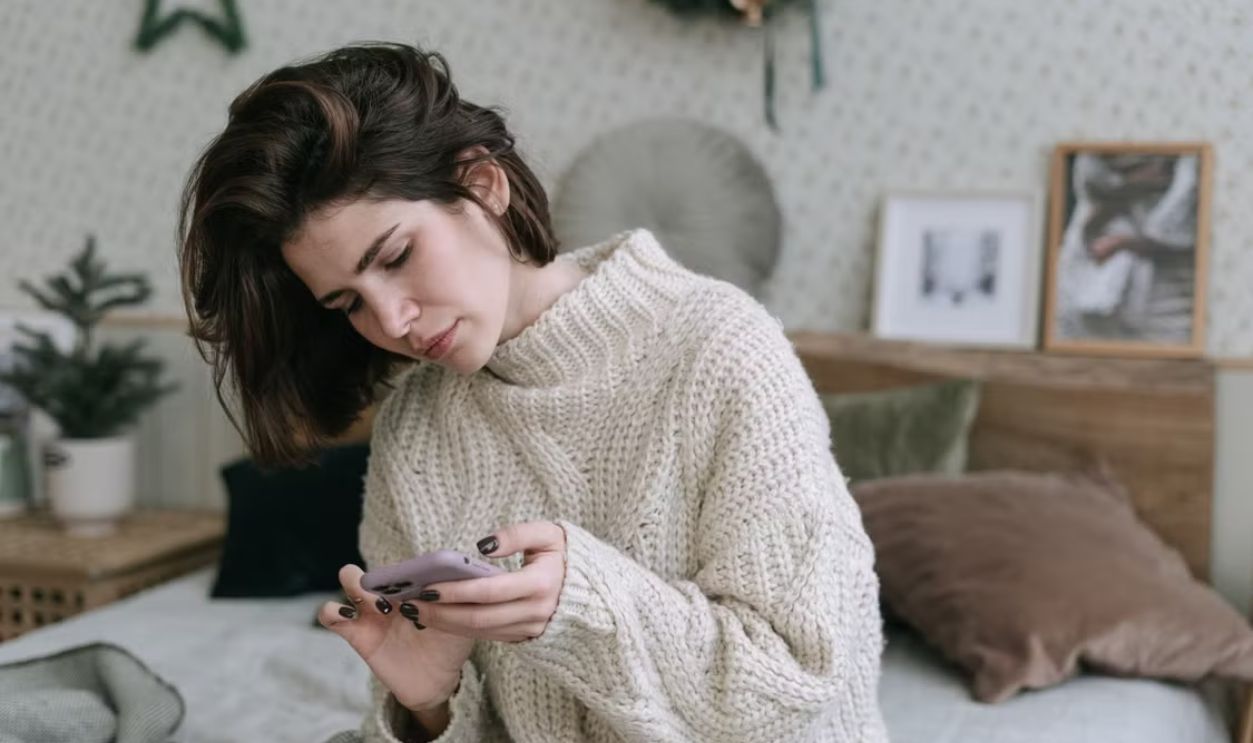 using phone 