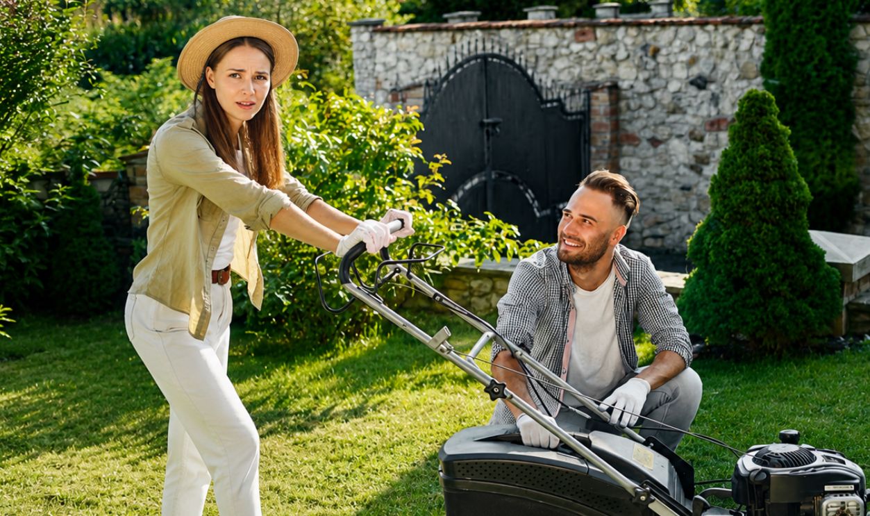 Mowing The Lawn