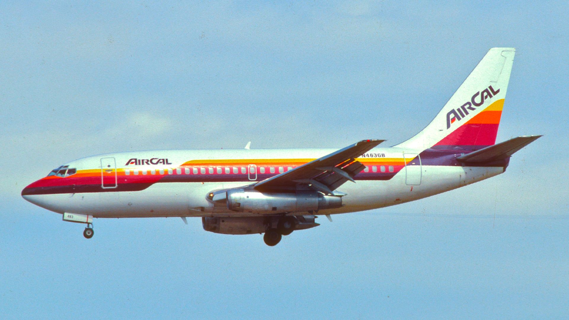 AirCal Boeing 737-293; N463GB, November 1981/ DSH
