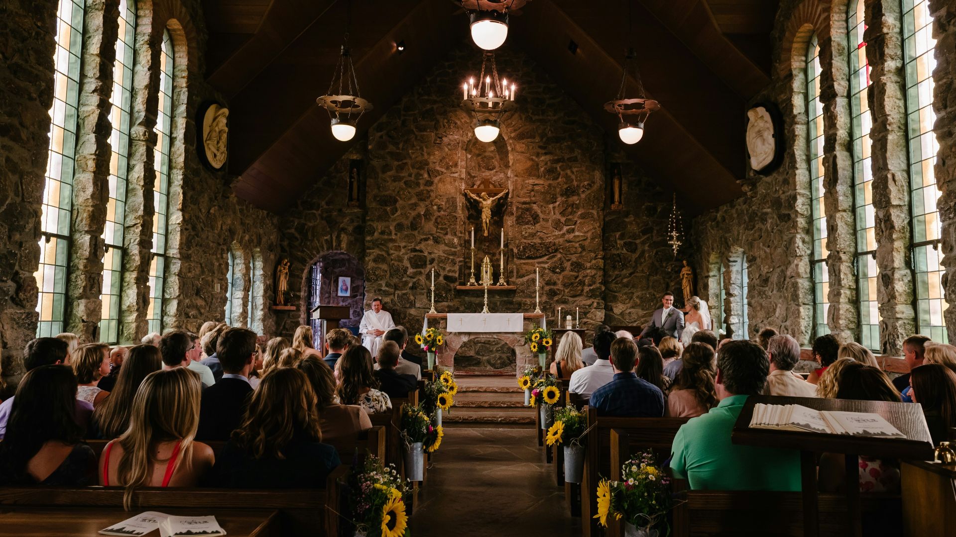 people sitting on chair in church