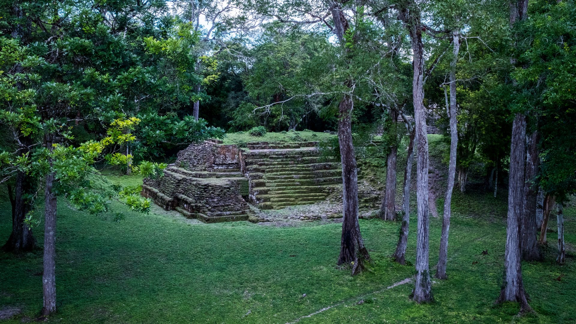November 2017. The community is working to develop Uaxactun's Mayan ruins as a day trip for tourists visiting nearby Tikal. Uaxactun, Guatemala. Photograph by Jason Houston for USAID