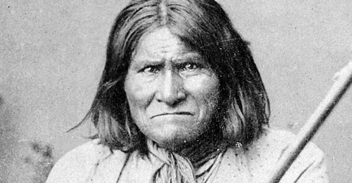 Black and white image of Geronimo
