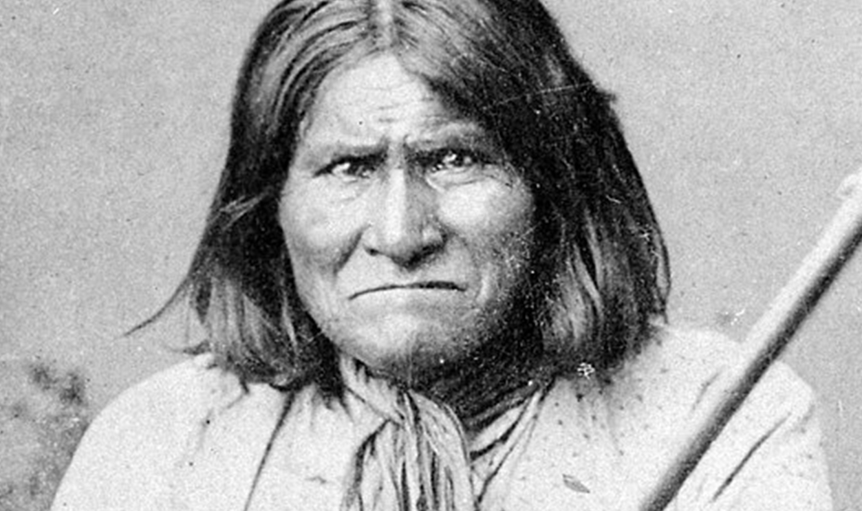 Black and white image of Geronimo