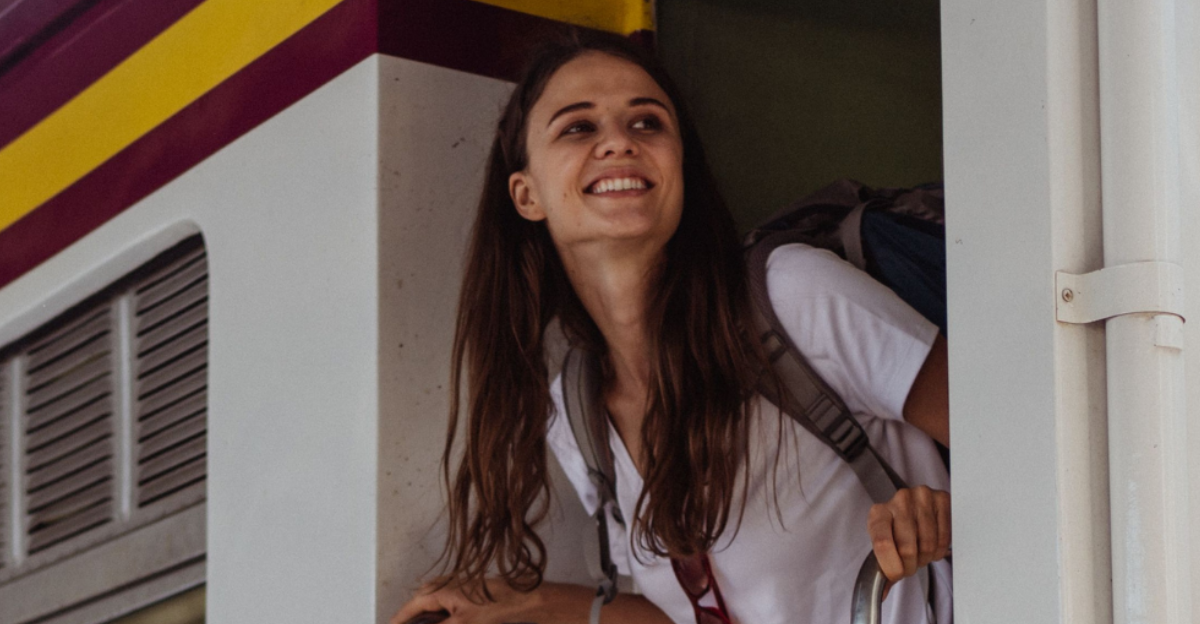 woman-on-train