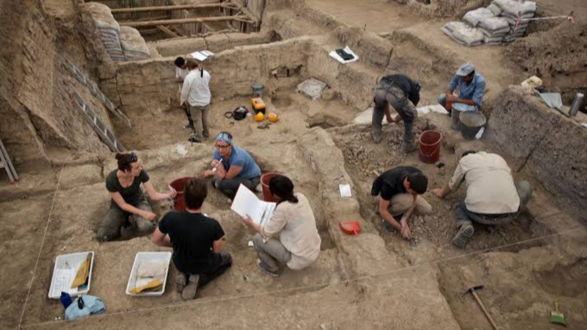 The techniques used in archaeology