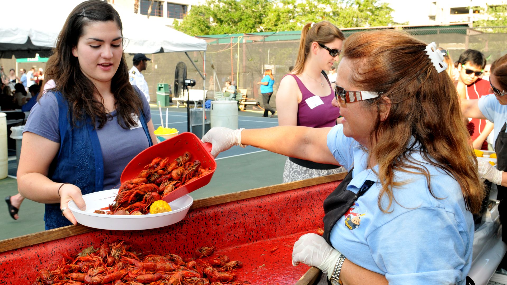 Alumni crawfish boil; May 11, 2011.