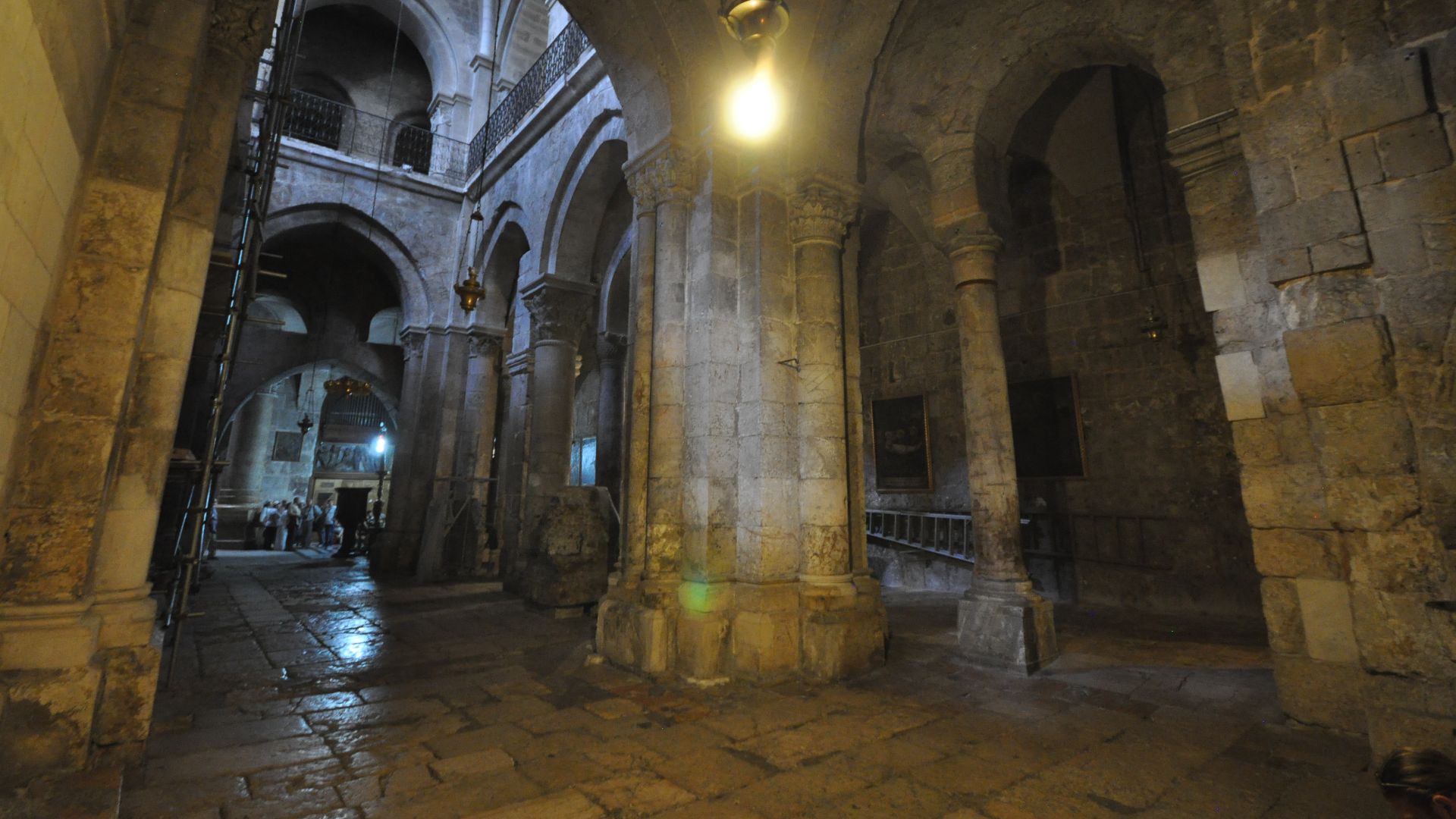 The Church of the Holy Sepulchre, also called the Basilica of the Holy Sepulchre, or the Church of the Resurrection by Eastern Christians, is a church within the Christian Quarter of the walled Old City of Jerusalem. It is a few steps away from the Murist