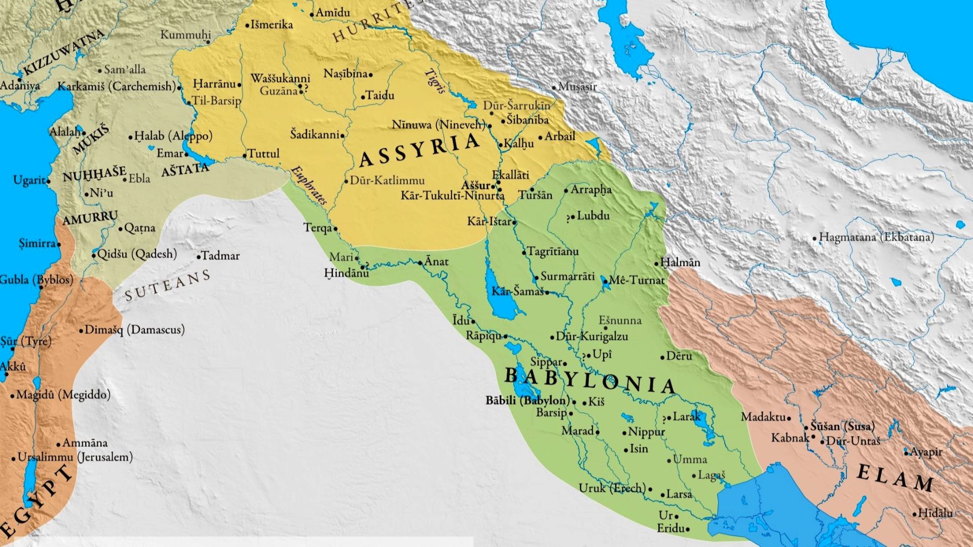 Mesopotamia c. 1200 BC.