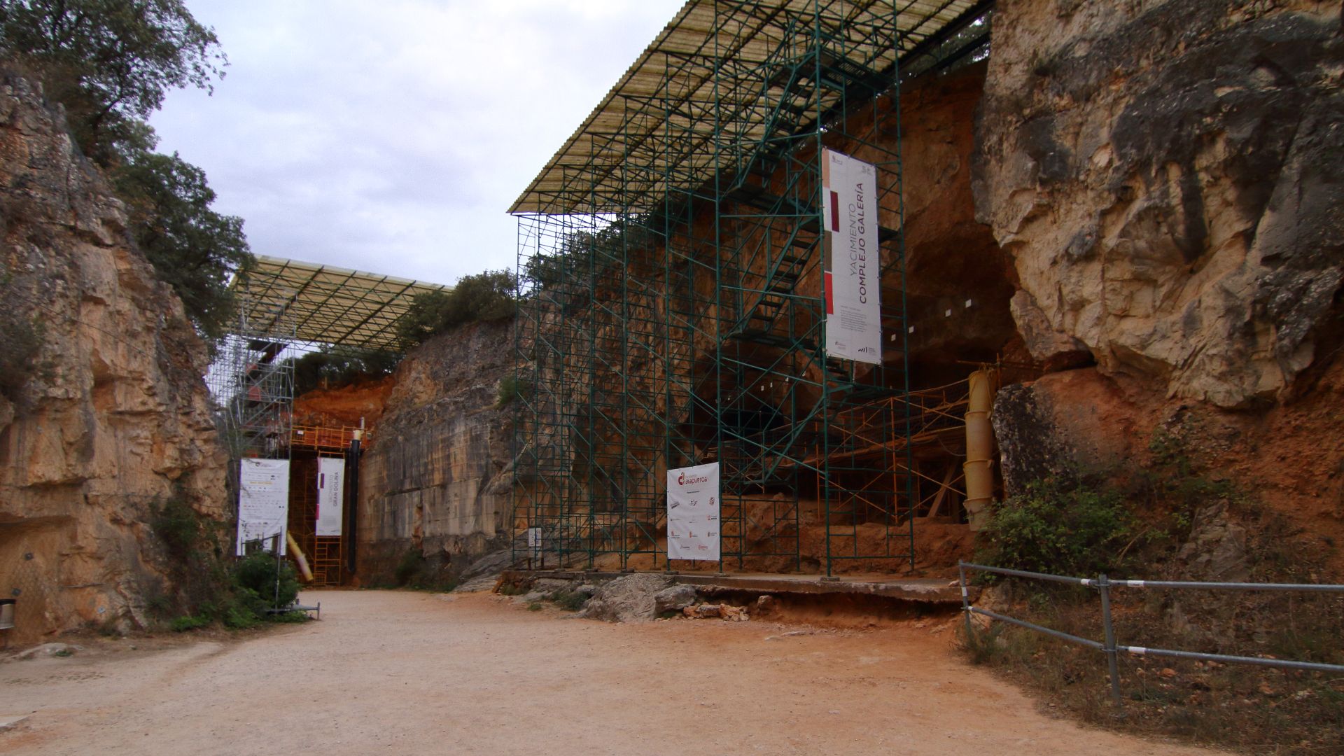 Atapuerca, excavación Galería