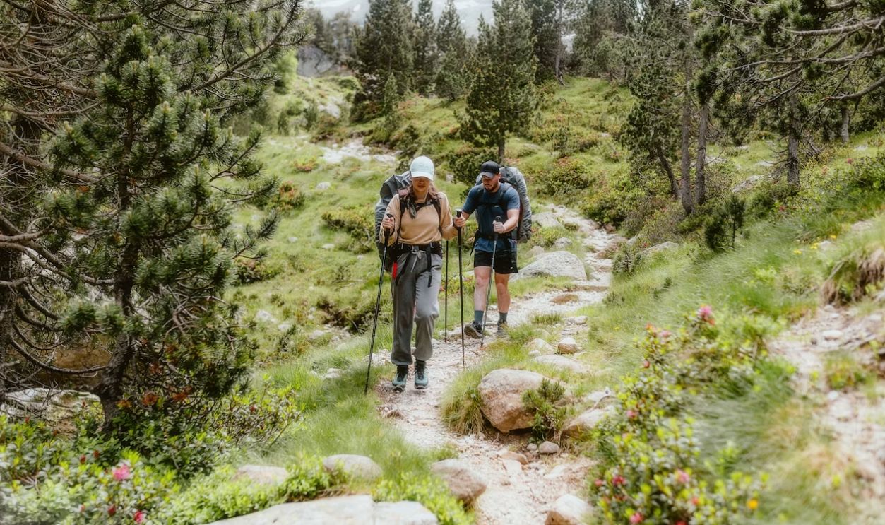 couple hiking
