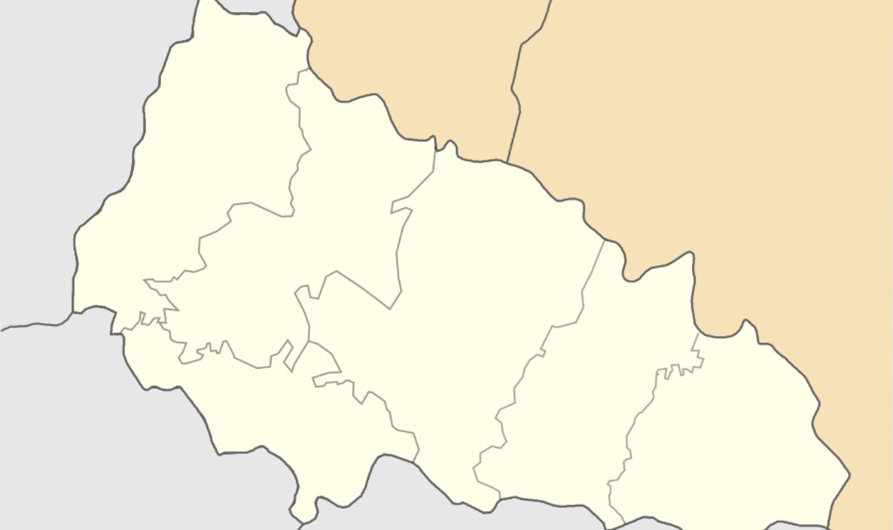 Zakarpattia Oblast location map