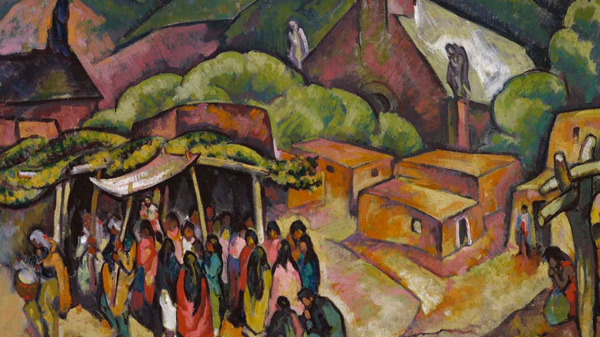 File:William Penhallow Henderson - Feast Day, San Juan Pueblo - 1982.3 - Smithsonian American Art Museum.jpg