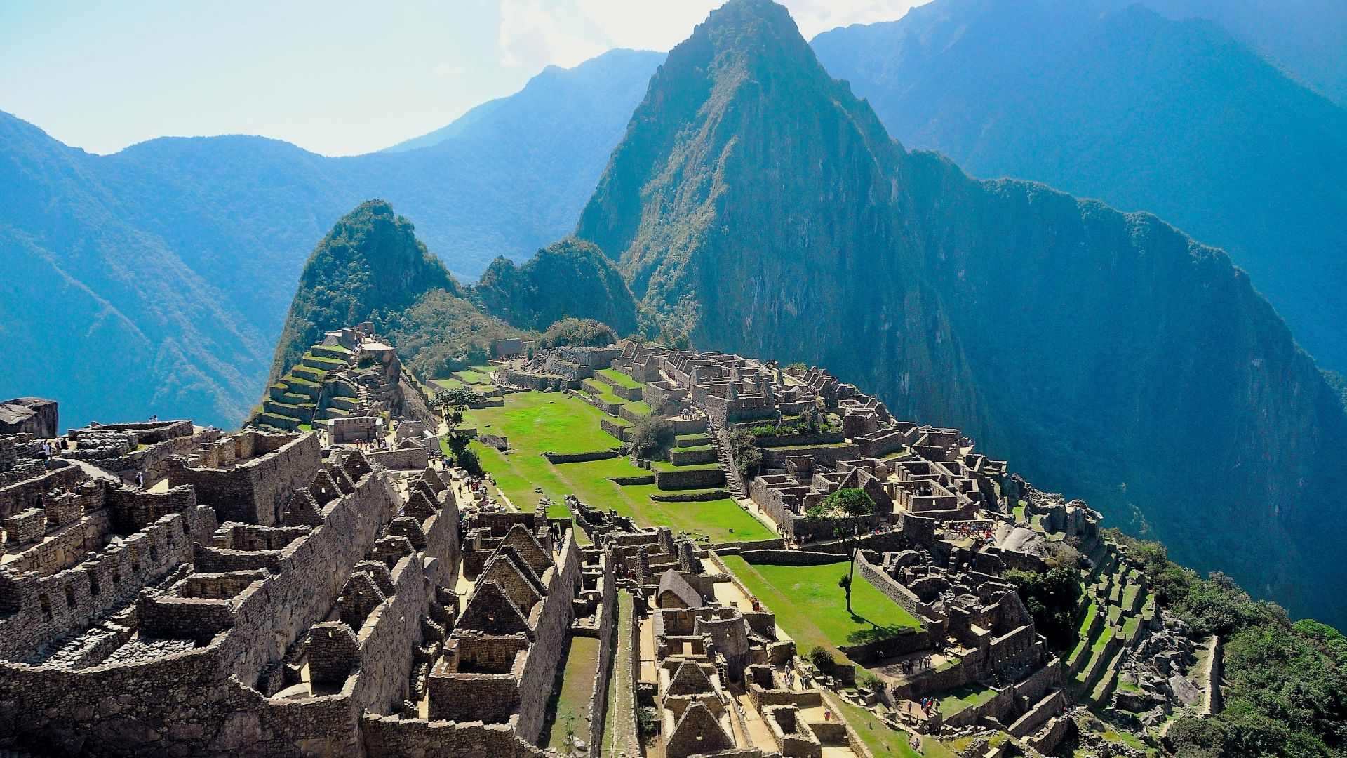 aerial view of green mountains during daytime