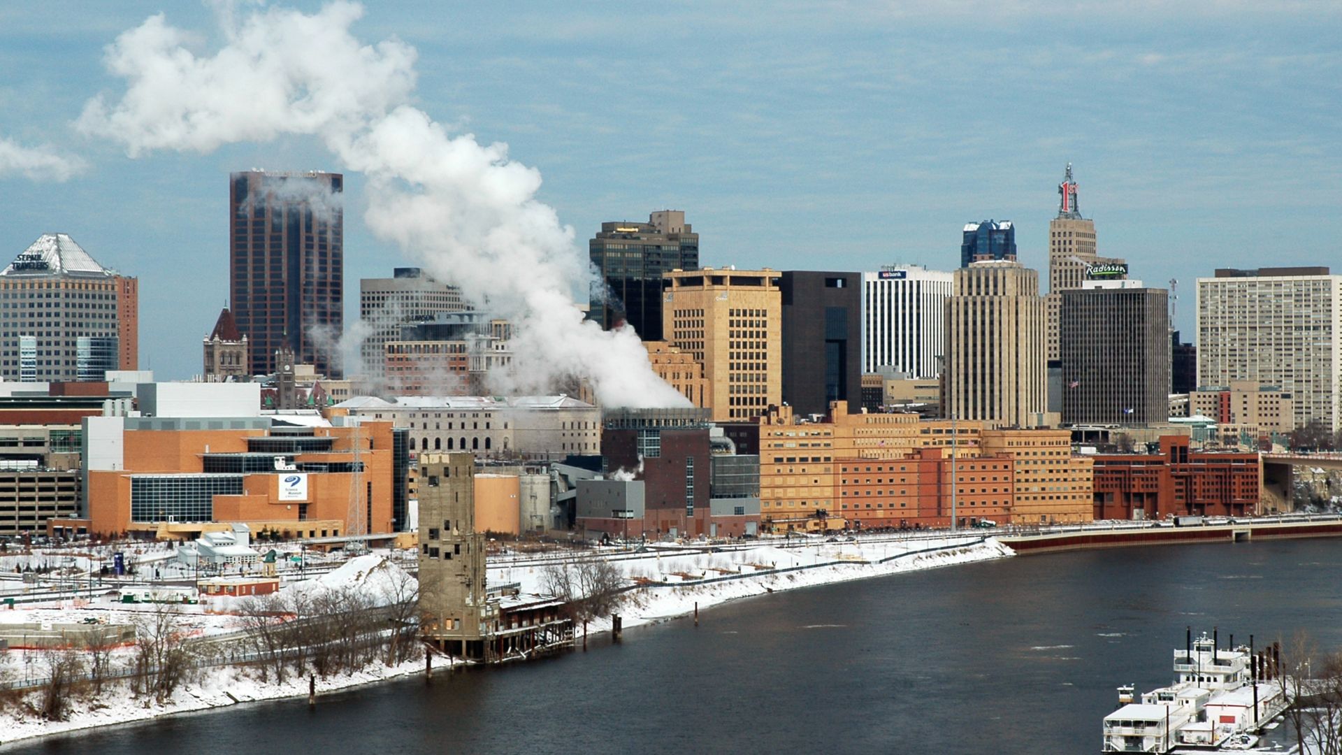 Panorama of the city of Saint Paul, Minnesota