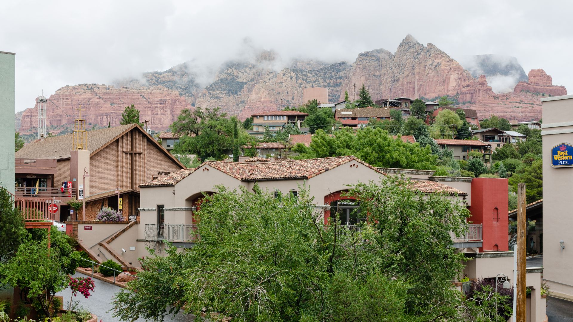 Town view of Sedona in Arizona