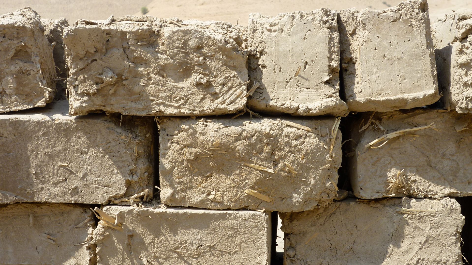 New mudbricks in Palestine 2011