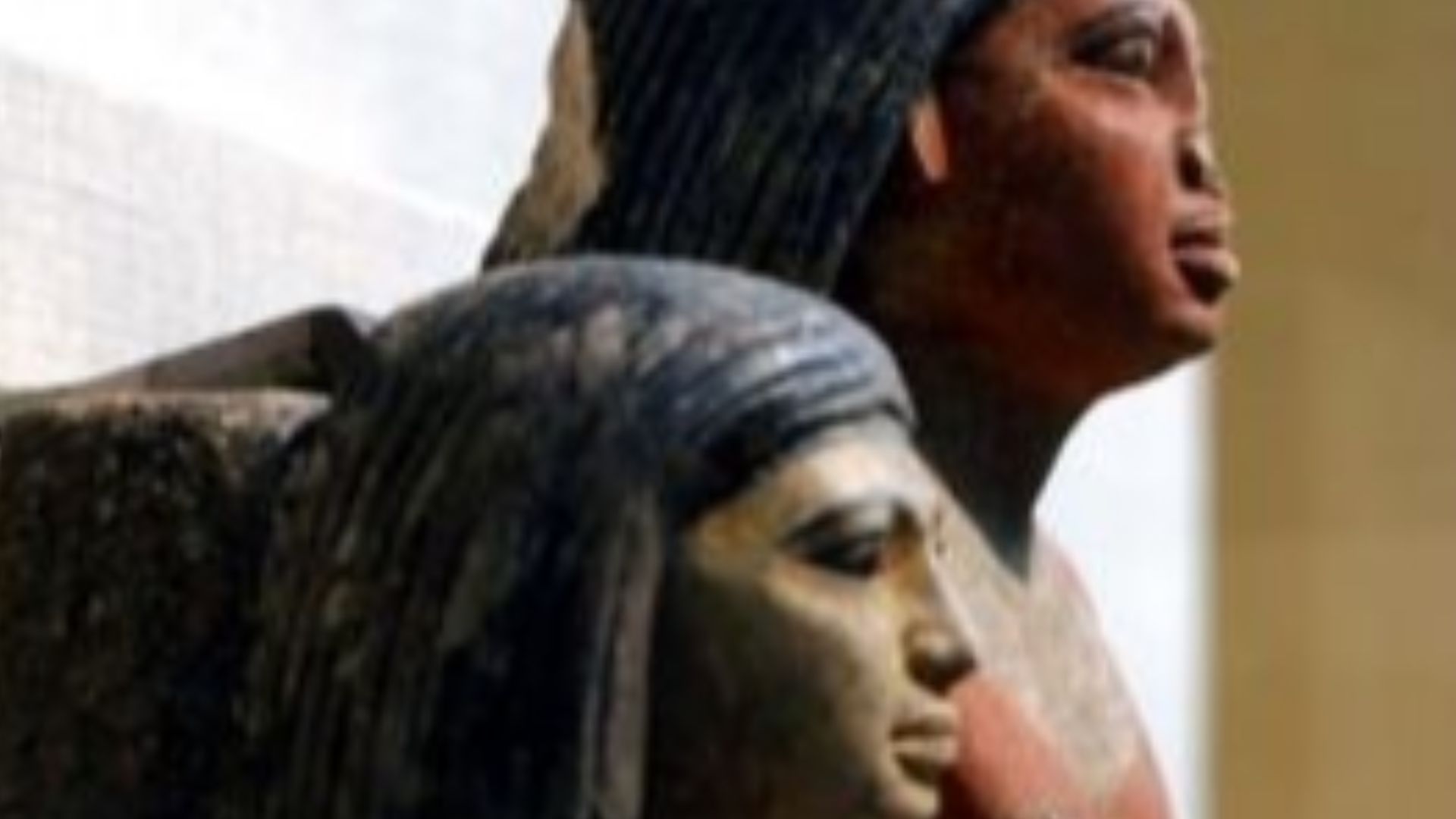 Nefu and his wife, official at 5th dynasty, Giza, Old Kingdom, ancient Egypt