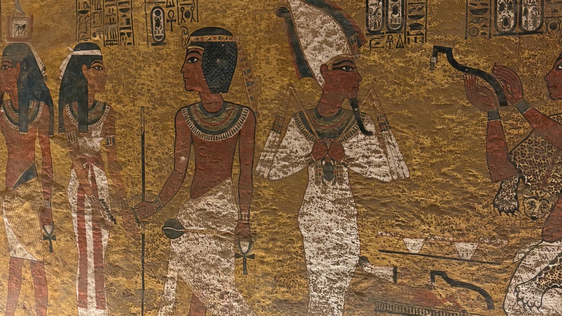 The tomb of Tutankhamun or KV62 (reigned c. 1332–1323 BC), a pharaoh of the Eighteenth Dynasty of ancient Egypt, is located in the Valley of the Kings. The tomb consists of four chambers and an entrance staircase and corridor.