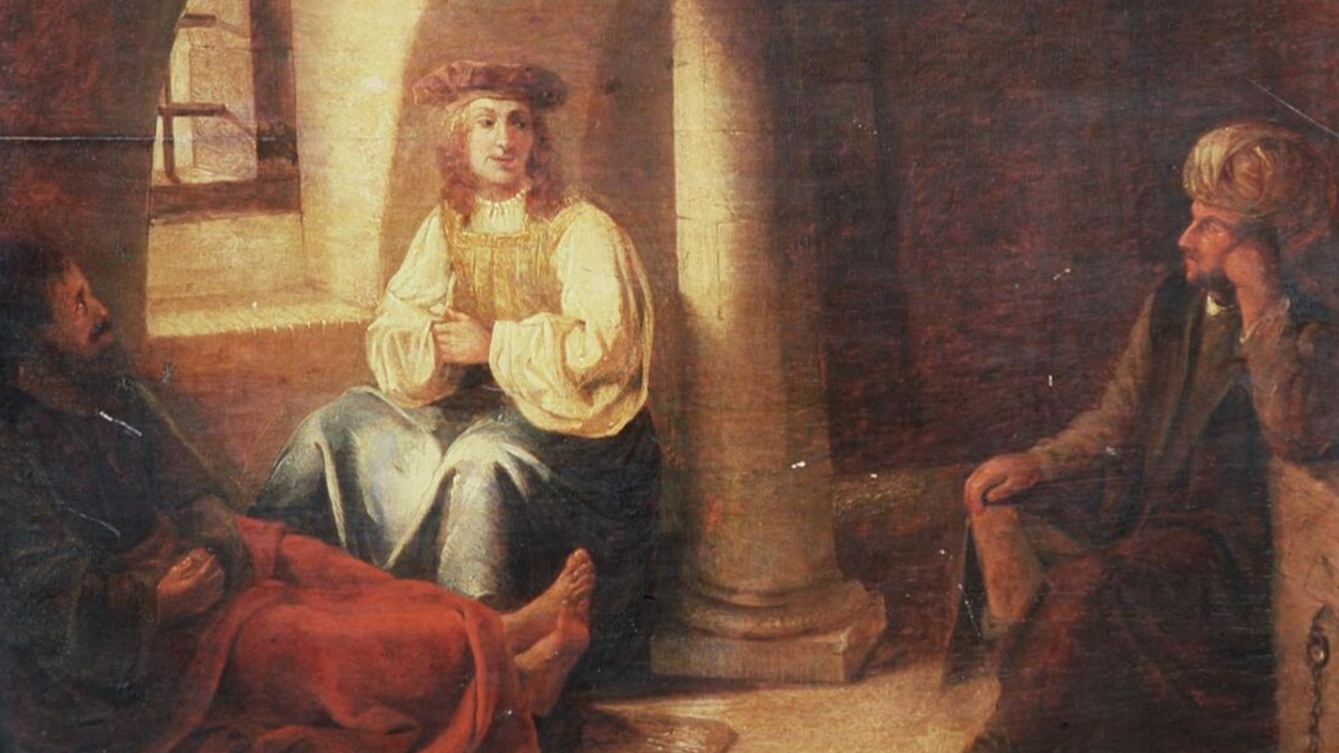 A painting from the Framed Works of Art collection at the National Library of wales.
