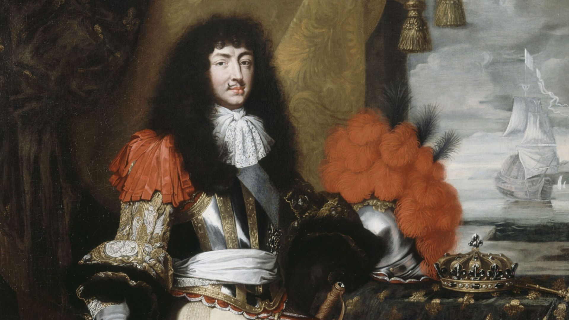The original portrait by Claude Lefèbvre, from which the Versailles painting is derived, is located at the Isaac Delgado Museum of Art, New Orleans. It must have been considered an important painting at the time, since it was engraved in its entirety and