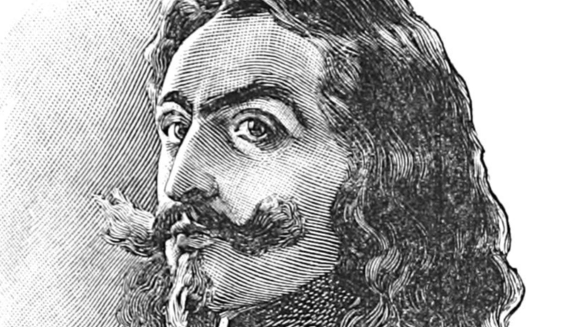 D'Artagnan, vue d'artiste d'Eugène Damblans en frontispice d'une réédition de l'ouvrage de Gatien de Courtilz de Sandras, Mémoires de Mr D'Artagnan, Capitaine Lieutenant de la première Compagnie des Mousquetaires du Roi, Le Lieutenant, 1896.