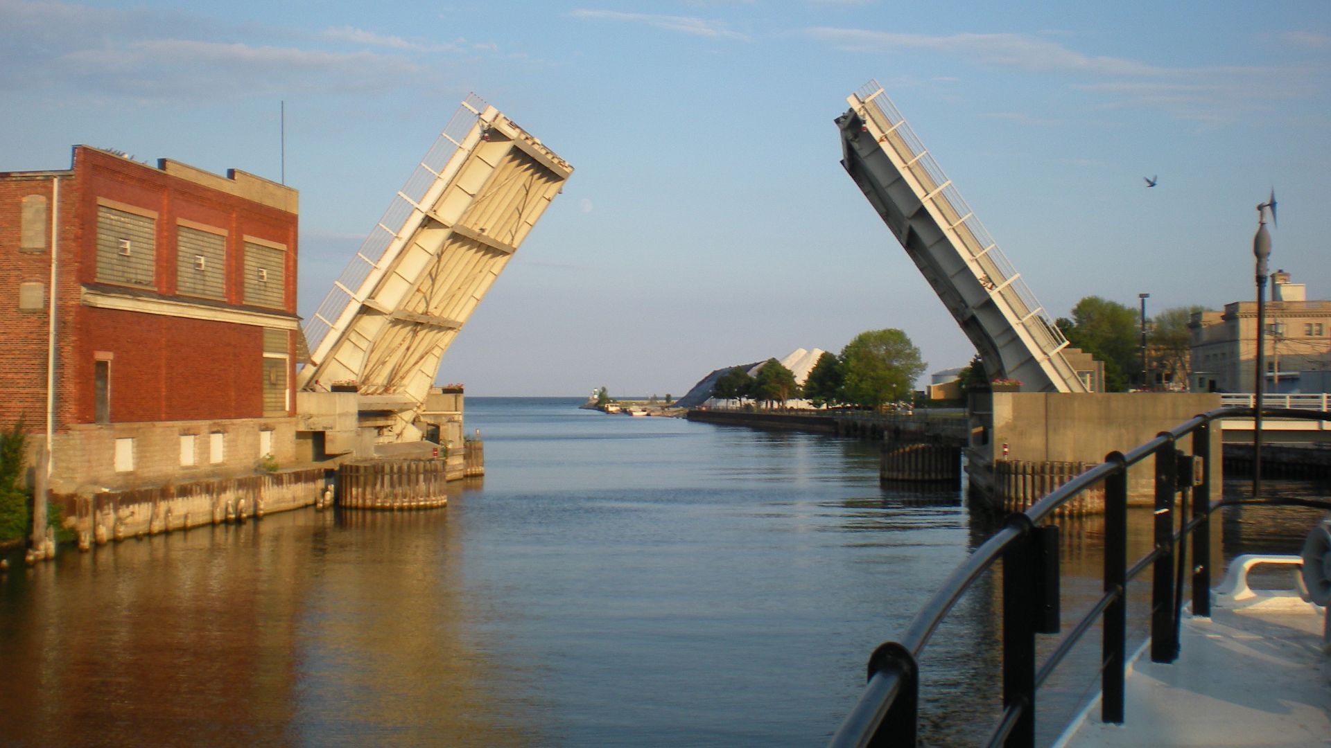 Heading out to Lake Huron from Alpena, MI. Credit: J. Cavaletto, NOAA.