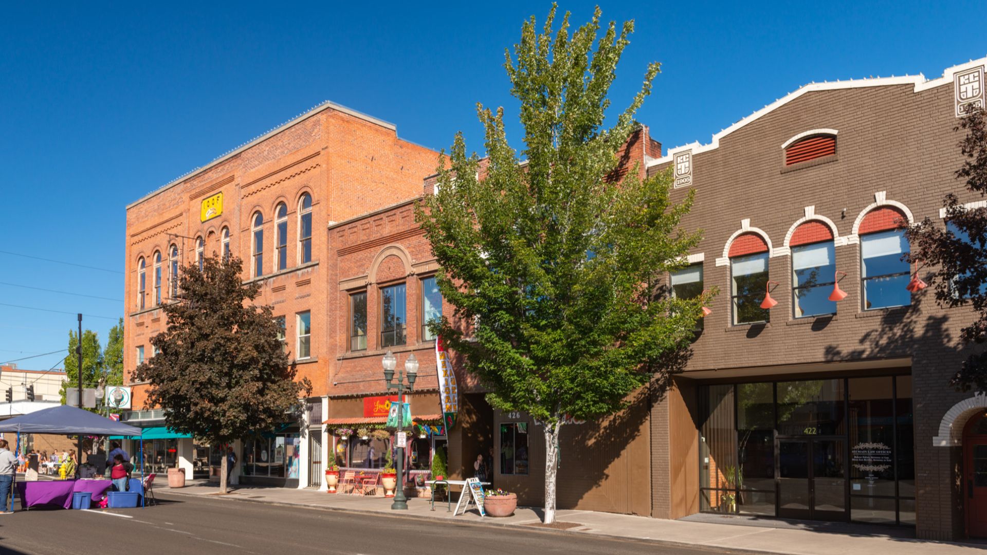The Third Thursday street fair in downtown Klamath Falls.