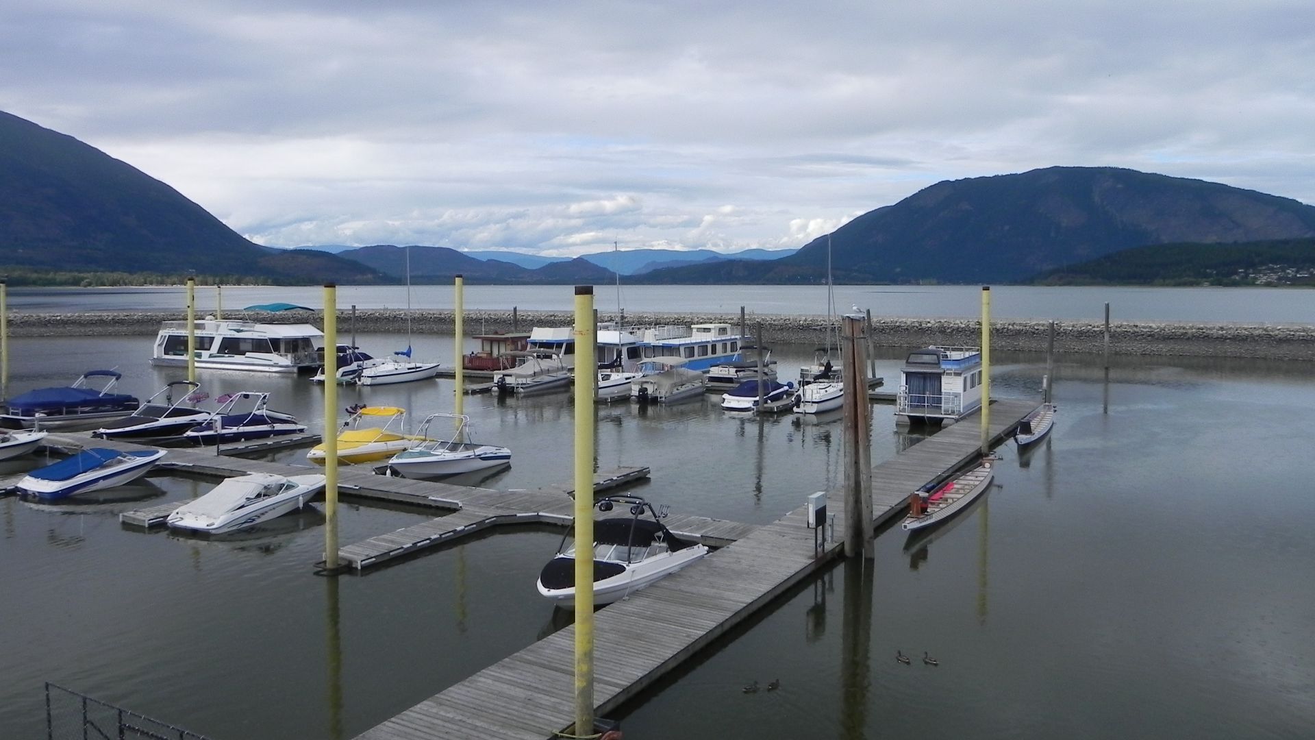 harbour at Salmon Arm on Shuswap Lake