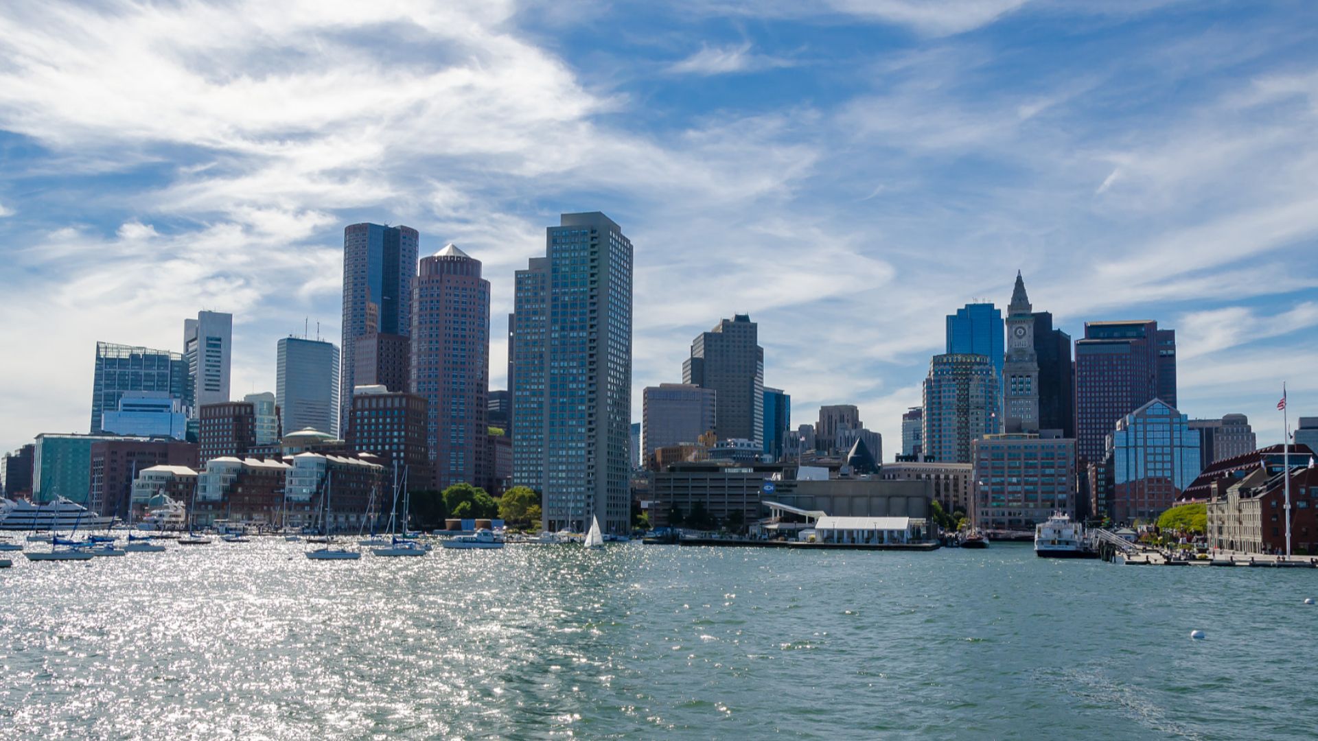 500px provided description: Boston Skyline [#city ,#urban ,#architecture ,#cityscape ,#building ,#skyline ,#boston ,#massachusetts]