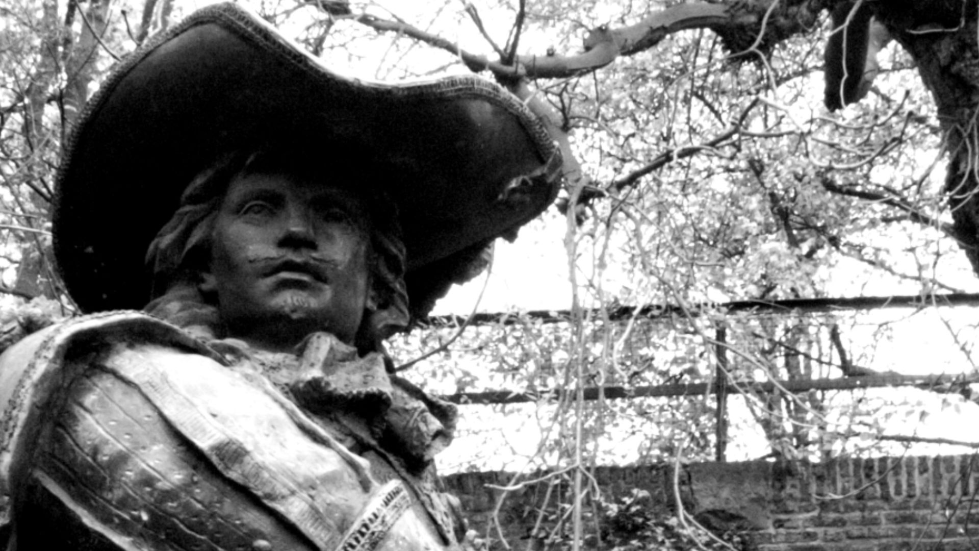 Statue of Charles de Batz de Castelmore (D'Artagnan) in the Maastricht city park