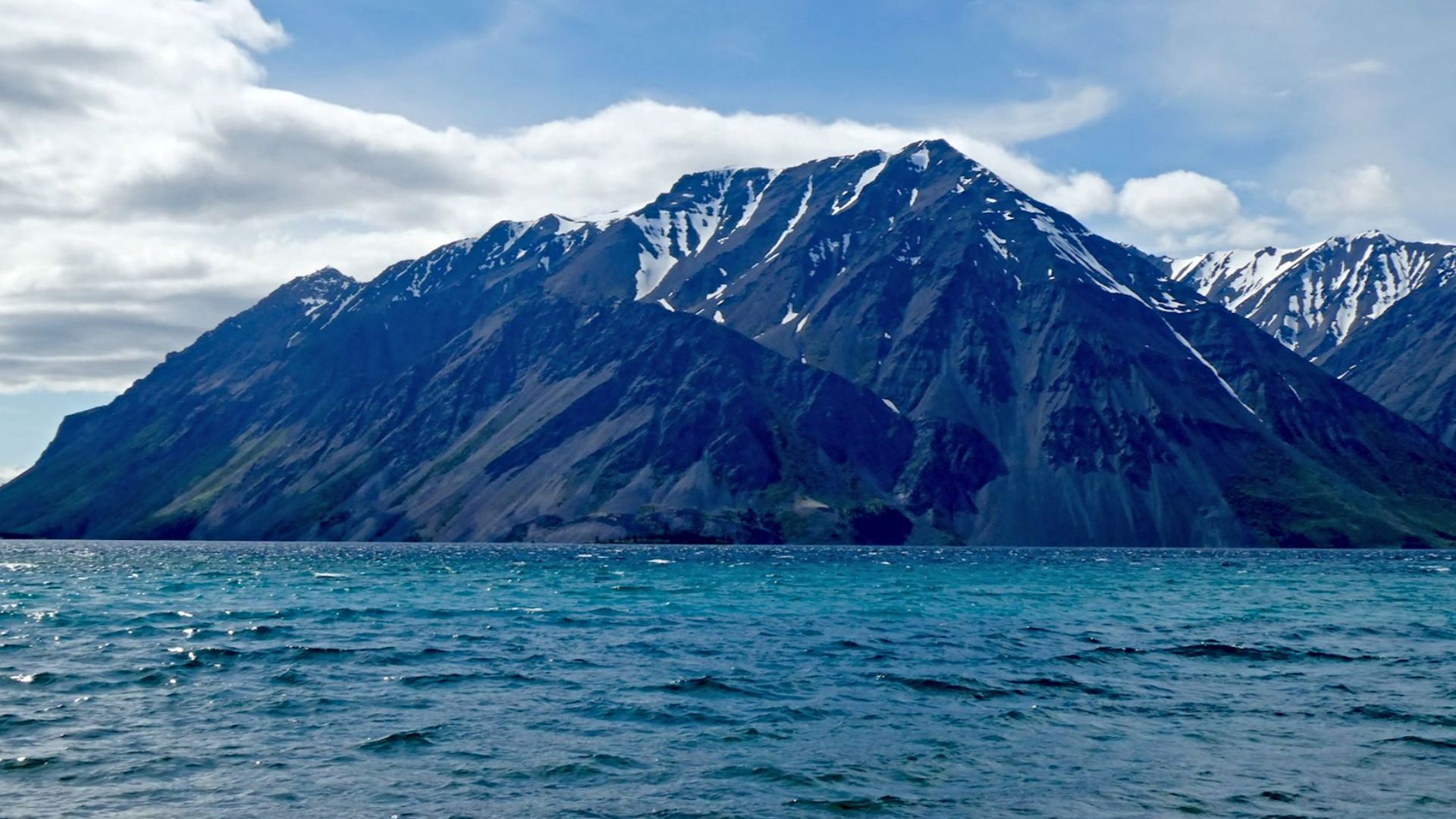 Mount Worthington from Kathleen Lake. Kluane National Park,Yukon, Canada