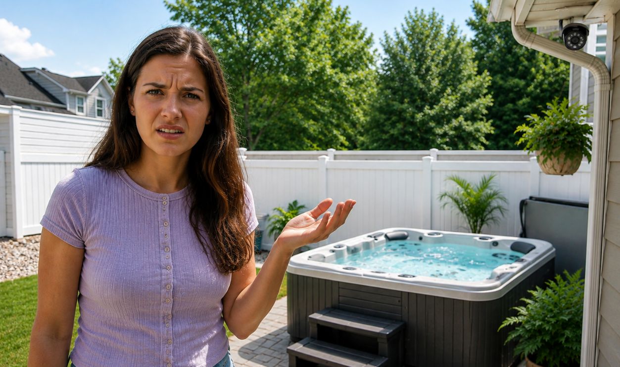 My Airbnb had cameras pointed at the backyard hot tub