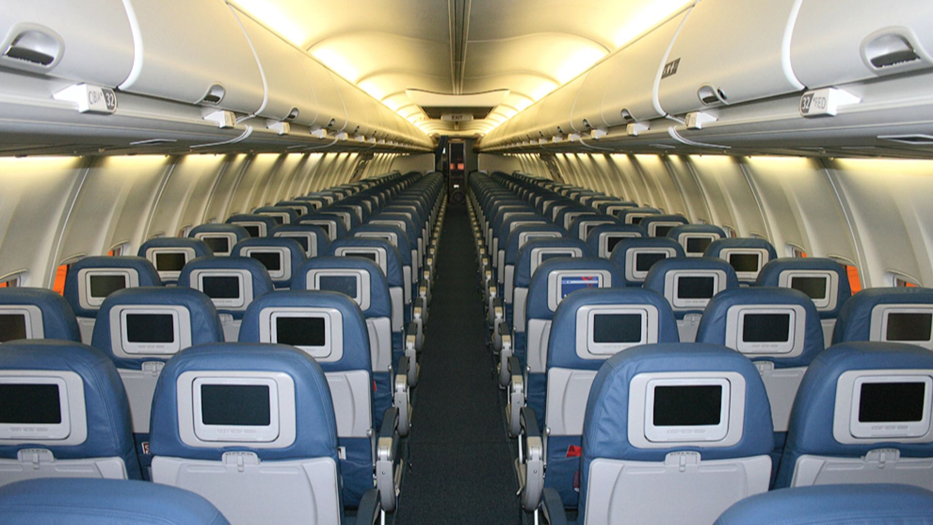 New interior on Delta Air Lines' Boeing 737-800 fleet.