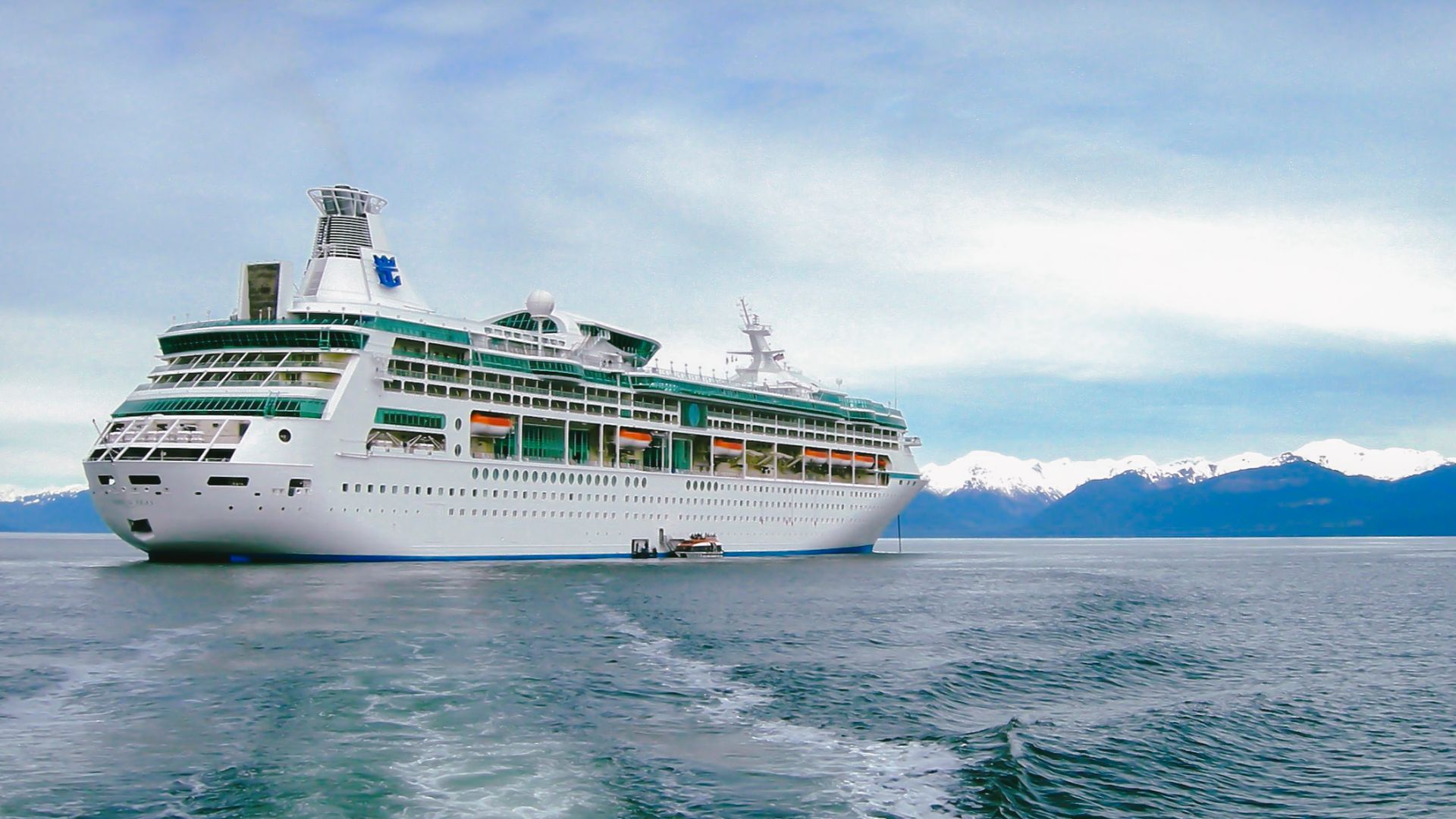 Vision of The Seas cruise ship by Royal Caribbean International, in Alaska