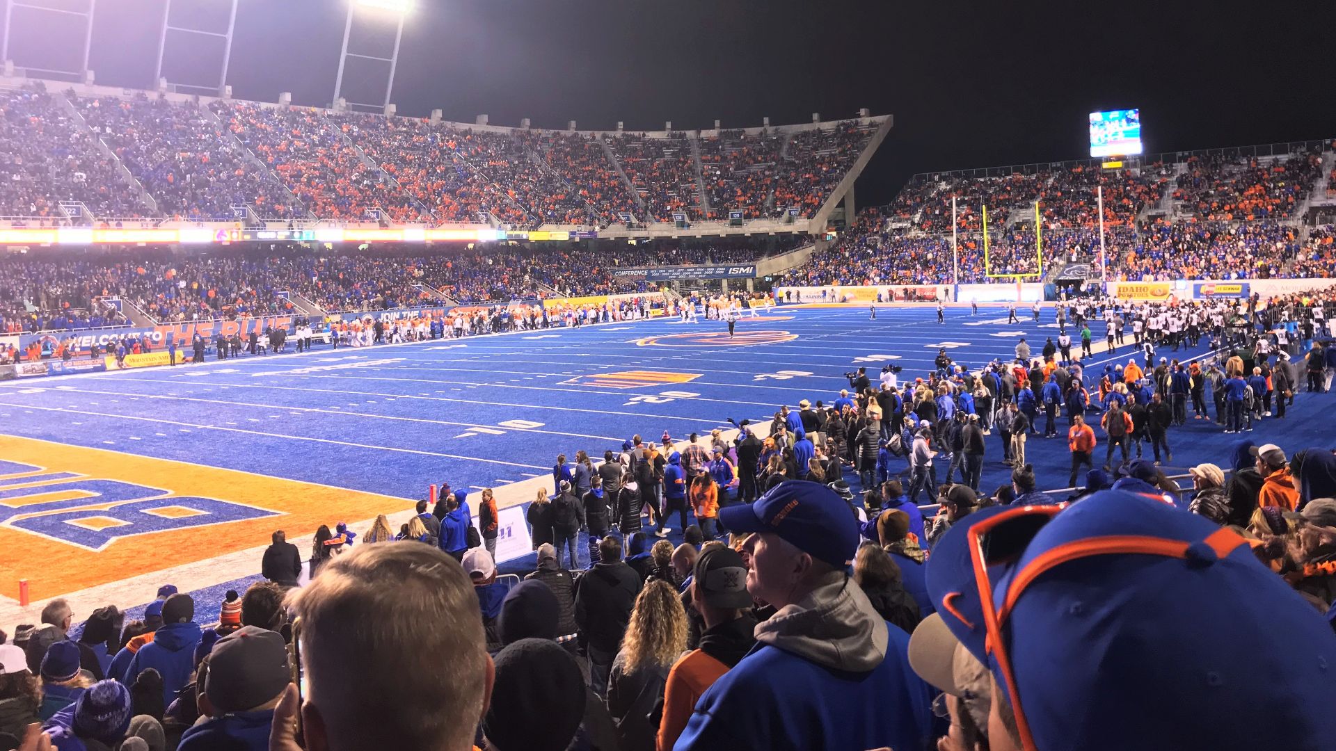 A Garth Brooks concert in the summer of 2019 has the record for Alberston's Stadium's largest attendance, but the game against Hawaii in 2019 holds the record for the largest attendance for a Boise State Football game in Albertson's Stadium.