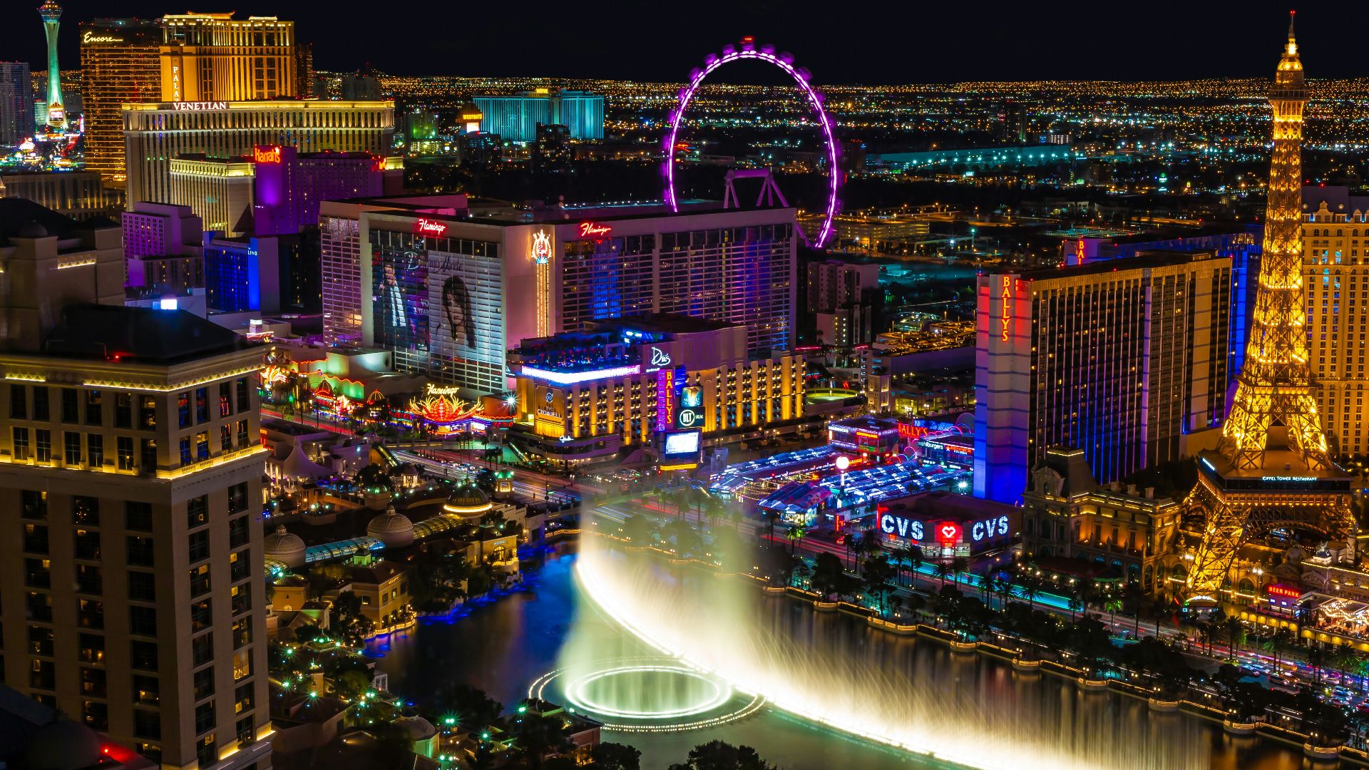 city with lights turned on during night time