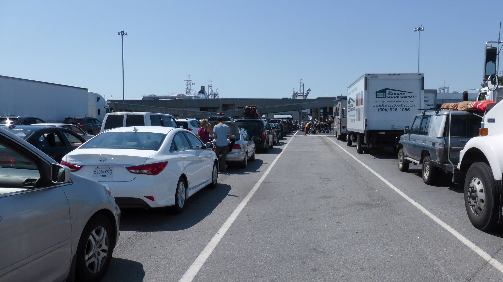 The BC Ferries terminal at Tsawwassen, outside Vancouver, Canada