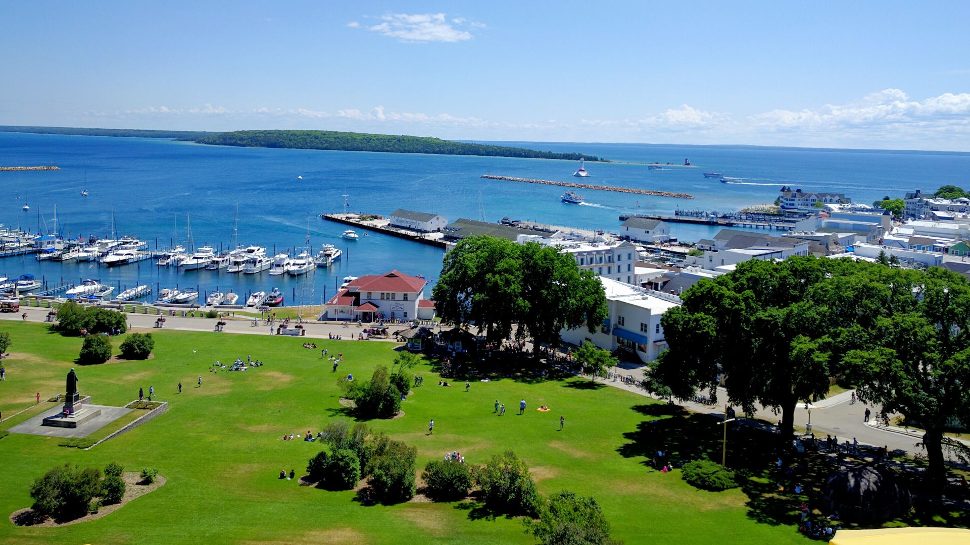 File:Mackinac Island-View from Fort Mackinac.jpg