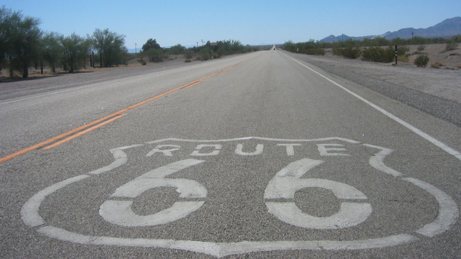 Route 66 im August 2004