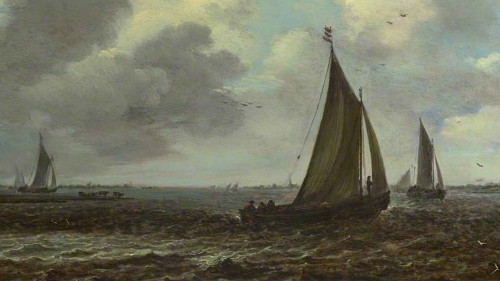 File:Jan van Goyen (1596-1656) (imitator of) - Sailing Vessels on a River in a Breeze - NG2577 - National Gallery.jpg