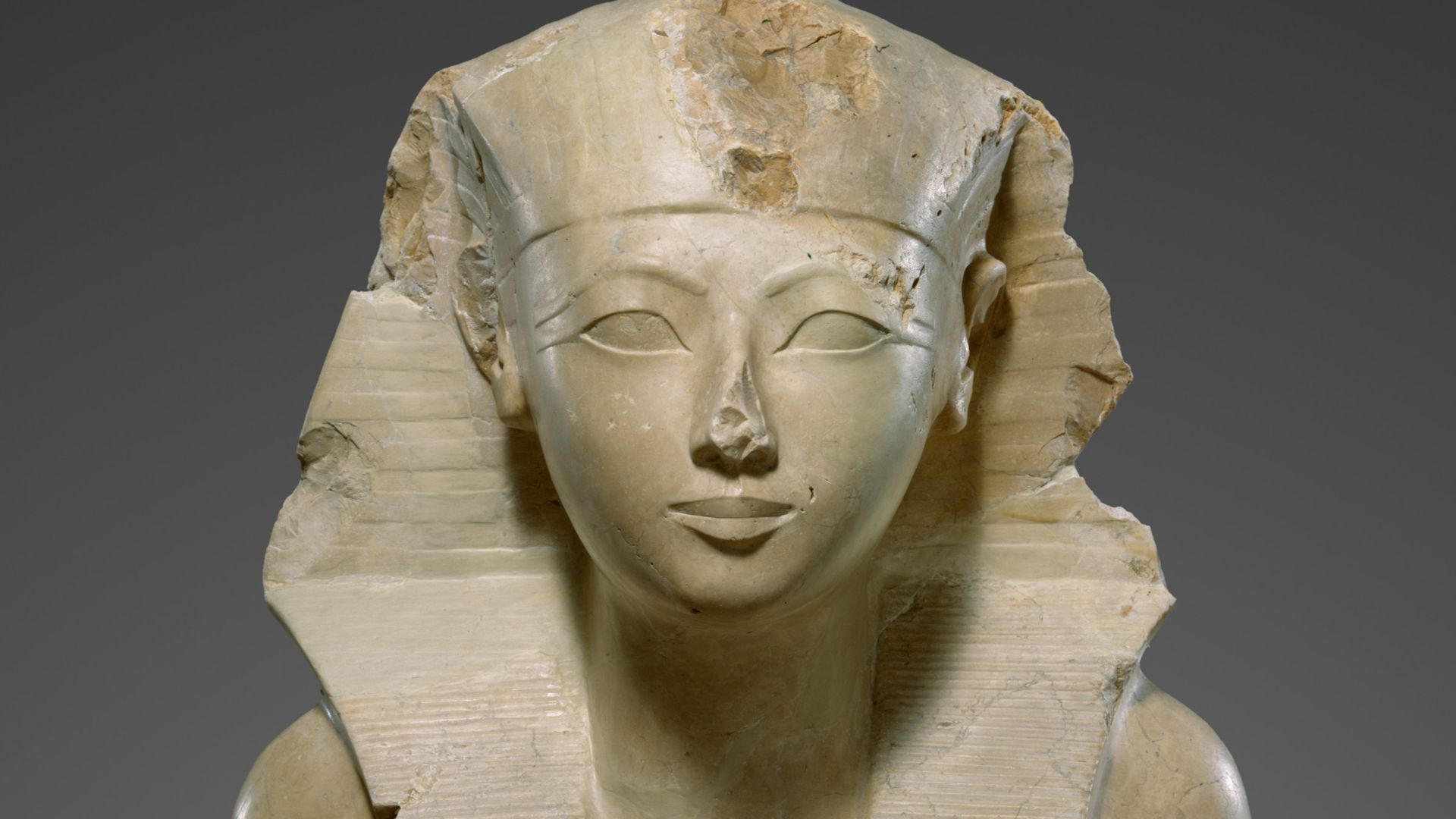 Statue, Hatshepsut, king, seated,