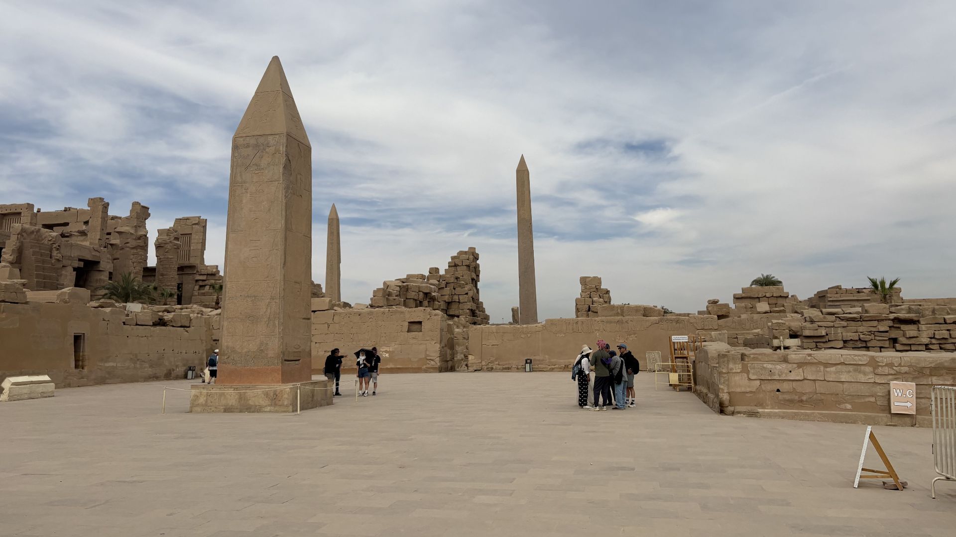 The Karnak Temple Complex, commonly known as Karnak comprises a vast mix of temples, pylons, chapels, and other buildings near Luxor, Egypt.