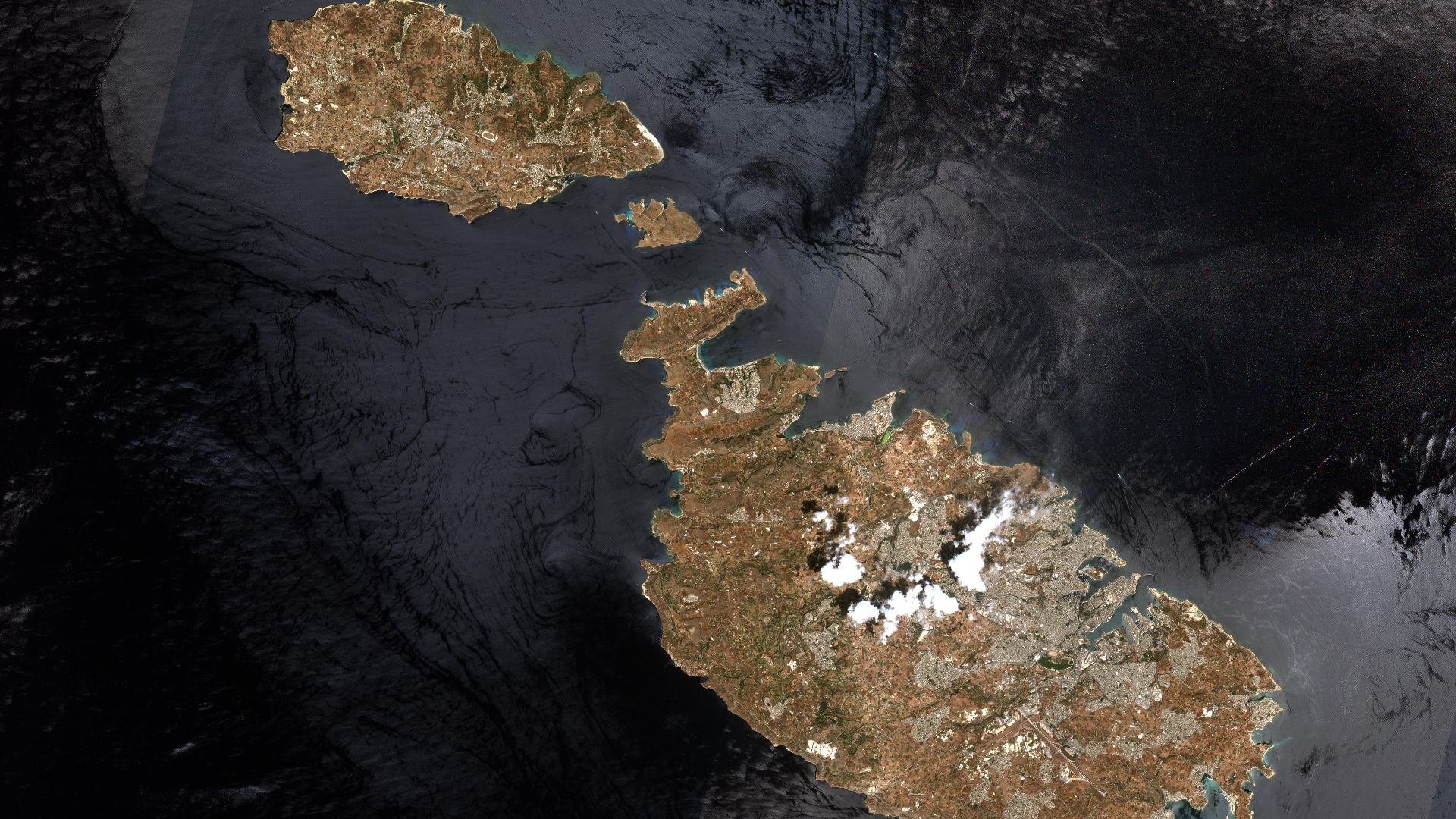 This image of Malta, captured by the Copernicus Sentinel-2B satellite is one of the first set of images delivered via Alphasat, which is in geostationary orbit 36 000 km above Earth. The image is a result of the two satellites using their optical communic