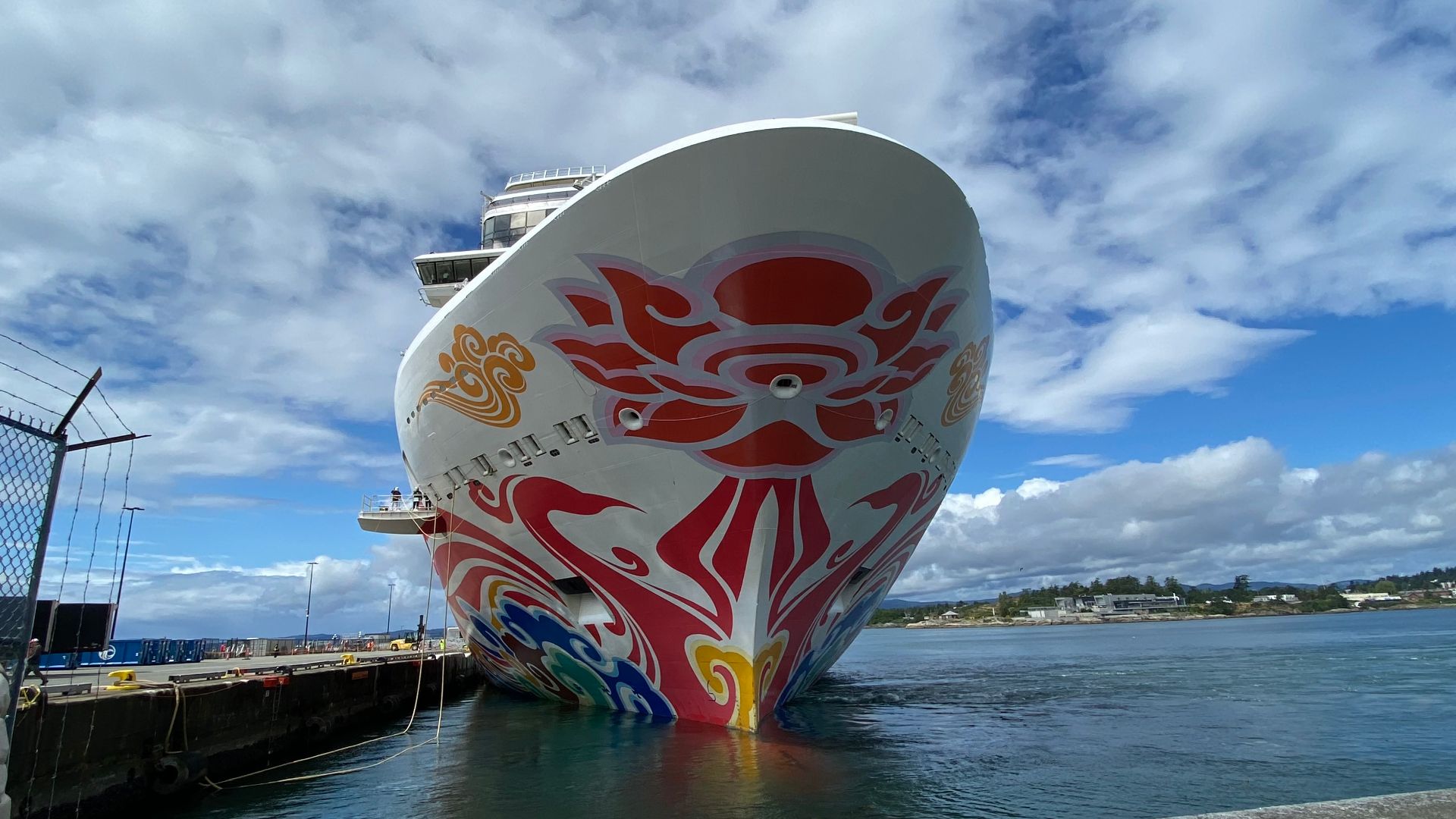 Norwegian Joy’s Bow Art by Norwegian Cruise Line